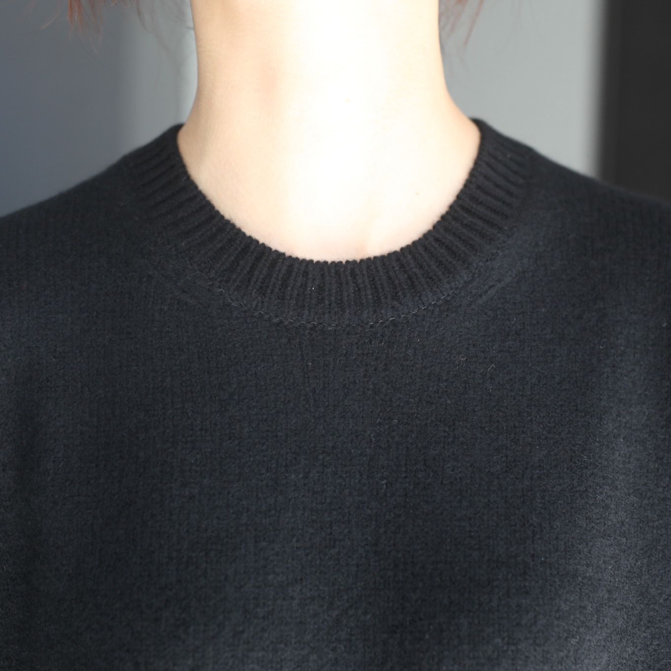 【残りわずか】Extra Fine Wool Warm Knit Crew Neck LS