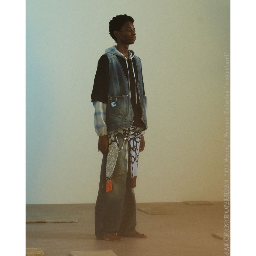 【残り一点】Aged Denim Vest