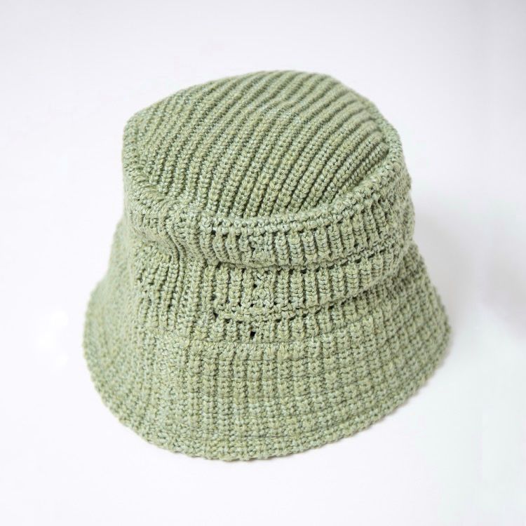【残り一点】Mesh Line Knit Bucket Hat