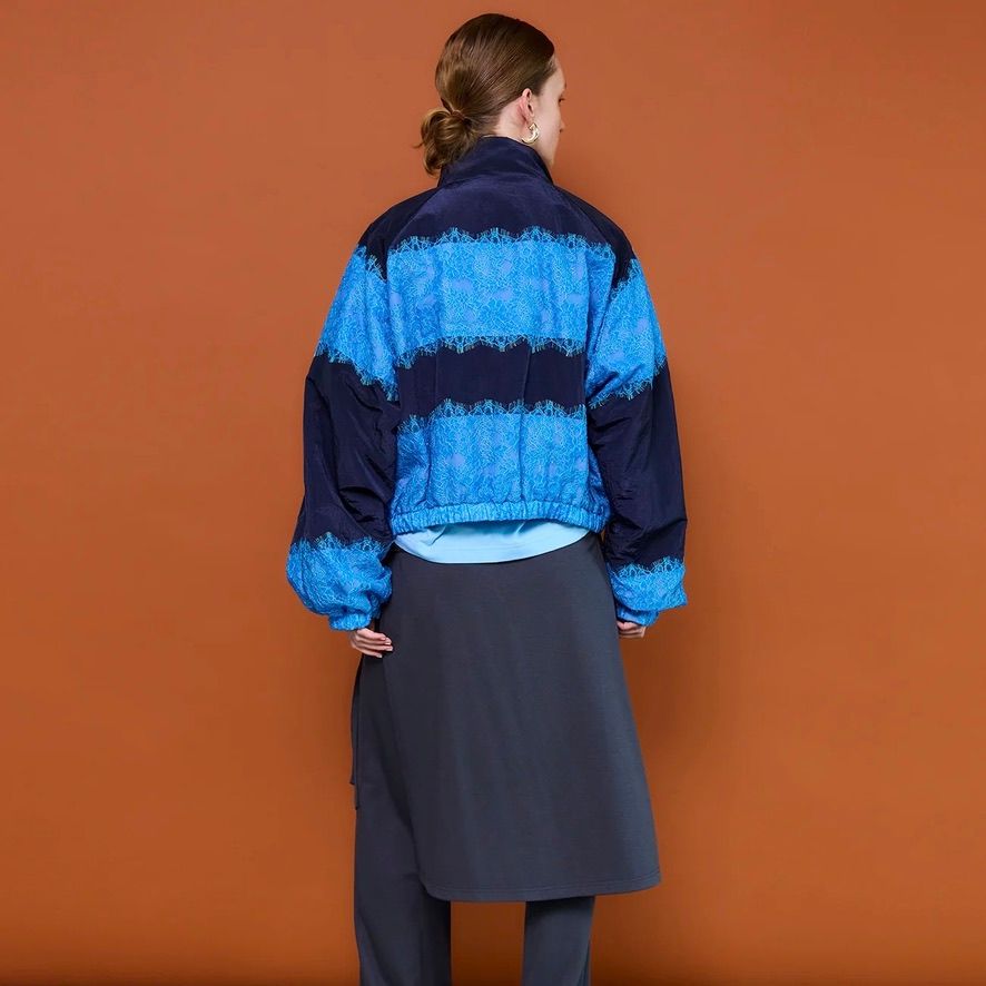 【残り一点】リバーシブルレースブルゾン