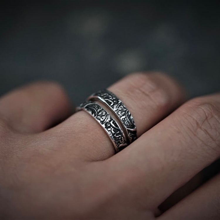 【お取り寄せ注文可能】Arabesque Double Rings(OX)