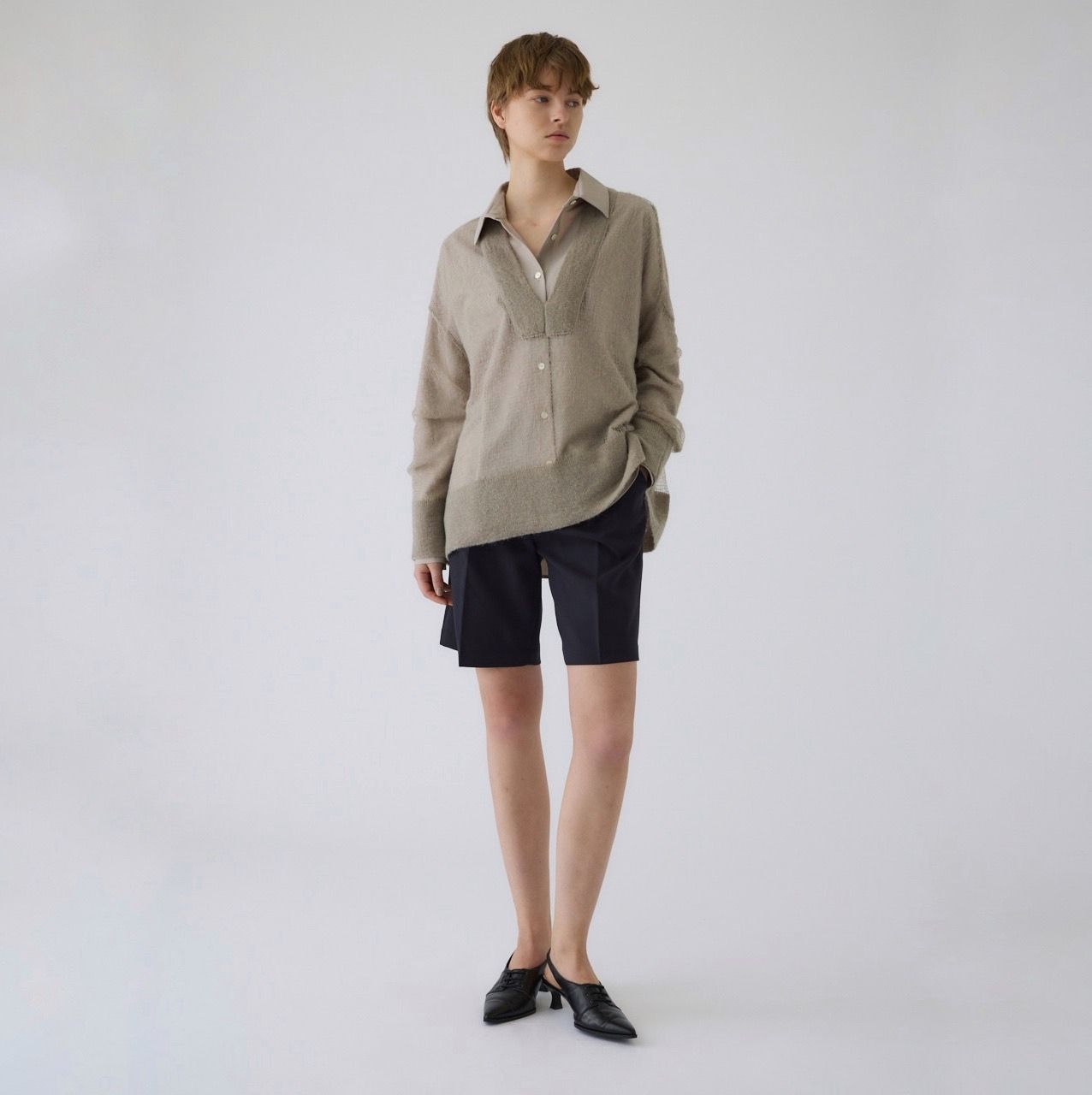 【残り一点】Super Low Gauge Mohair Mix Knit