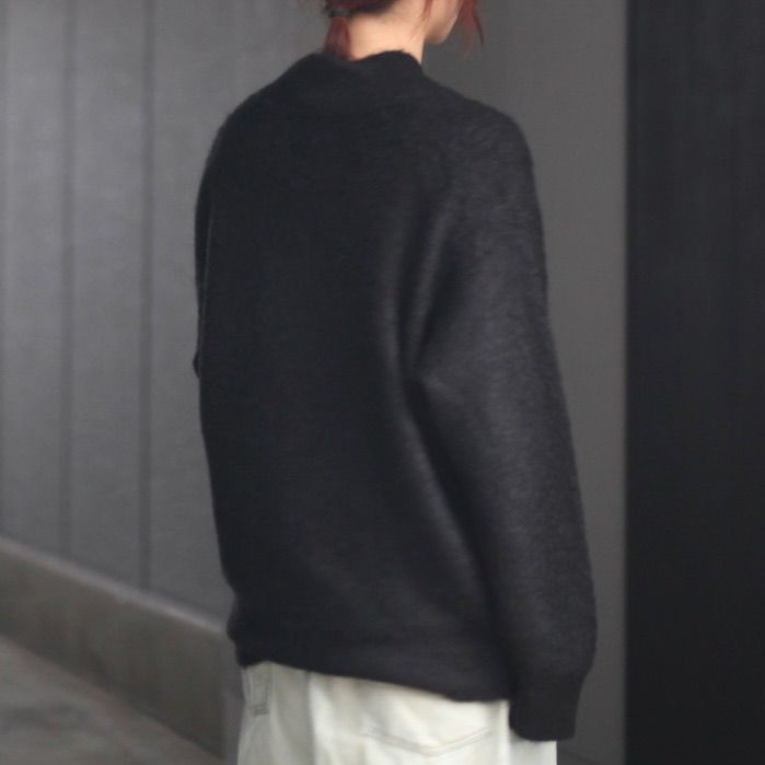 【残り一点】Super Kid Mohair Knit Loose V Neck LS