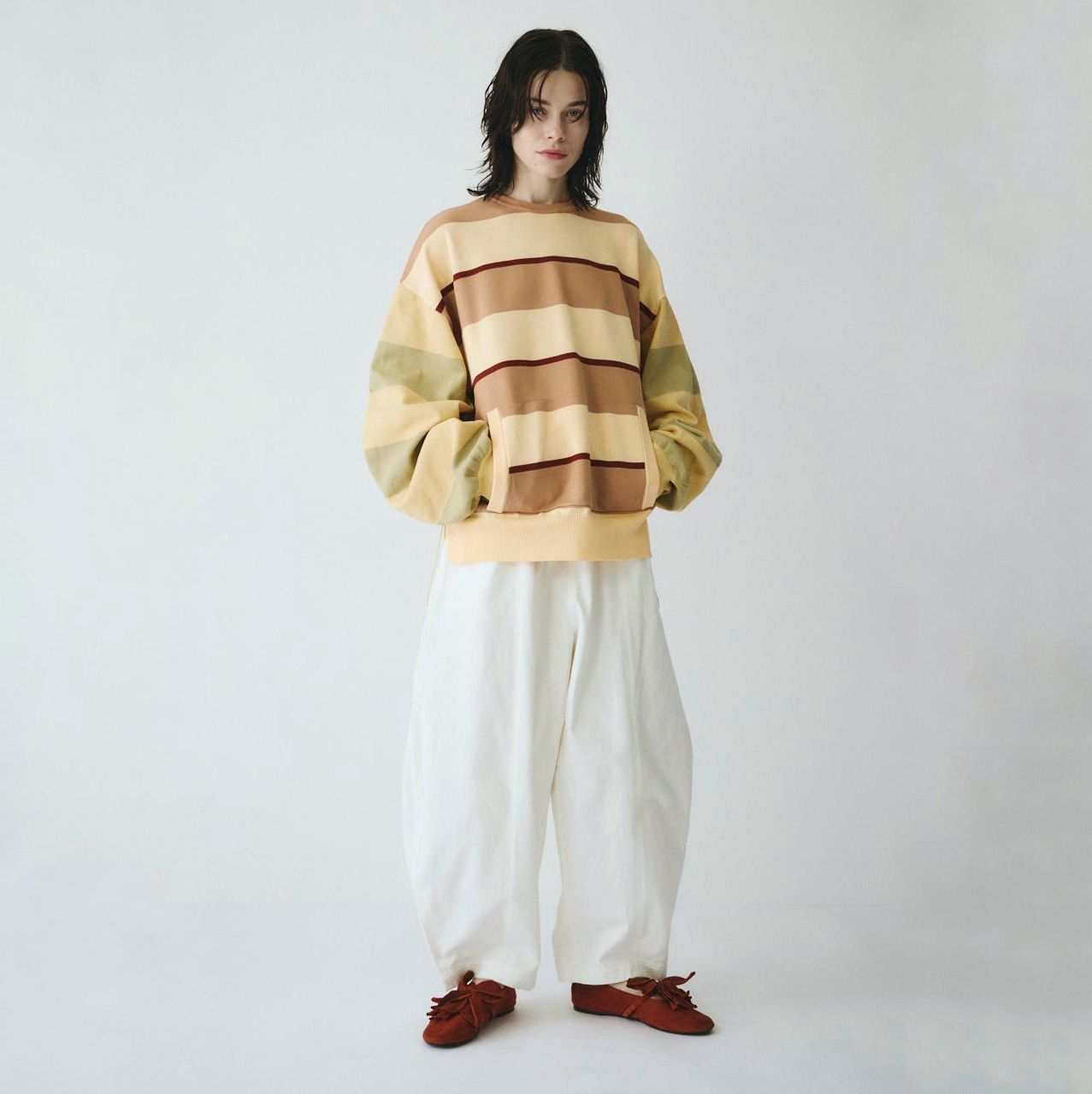 【再販売通知受付可能】Border Boy Knit Tops