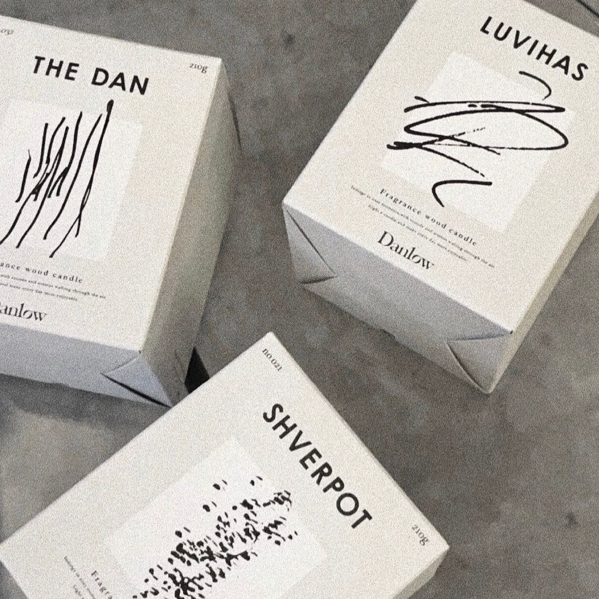 【残りわずか】Fragrance Wood Candle(THE DAN)