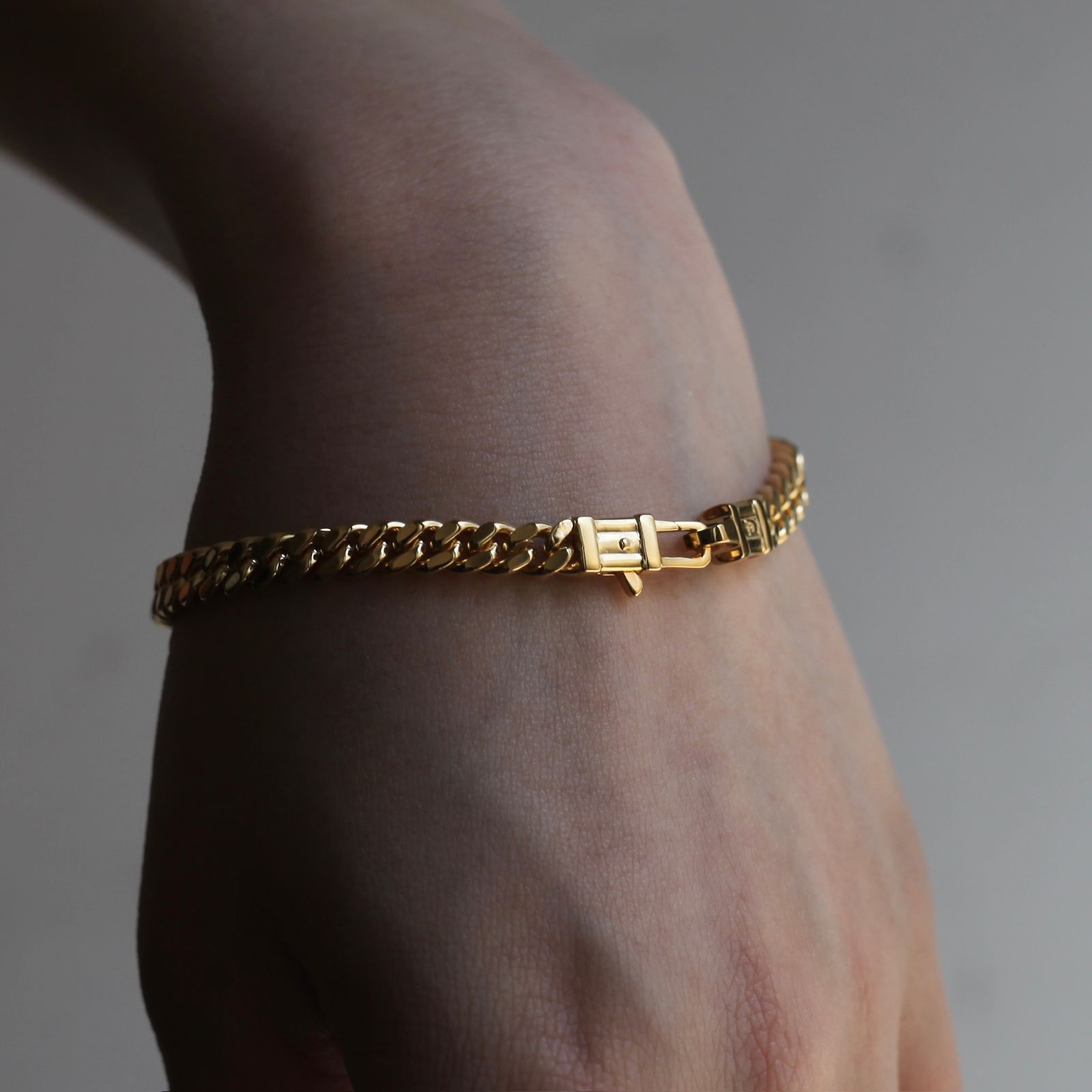 TOMWOOD - 【残りわずか】Curb Bracelet_L(GOLD) | ACRMTSM