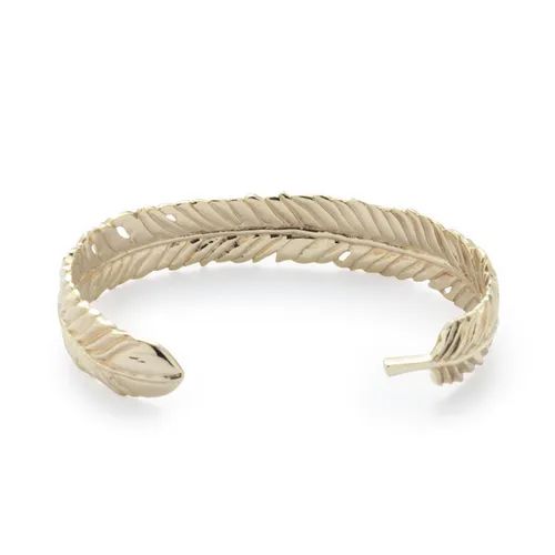 【お取り寄せ注文可能】Eagle Feather Bangle(K10 YELLOW GOLD)