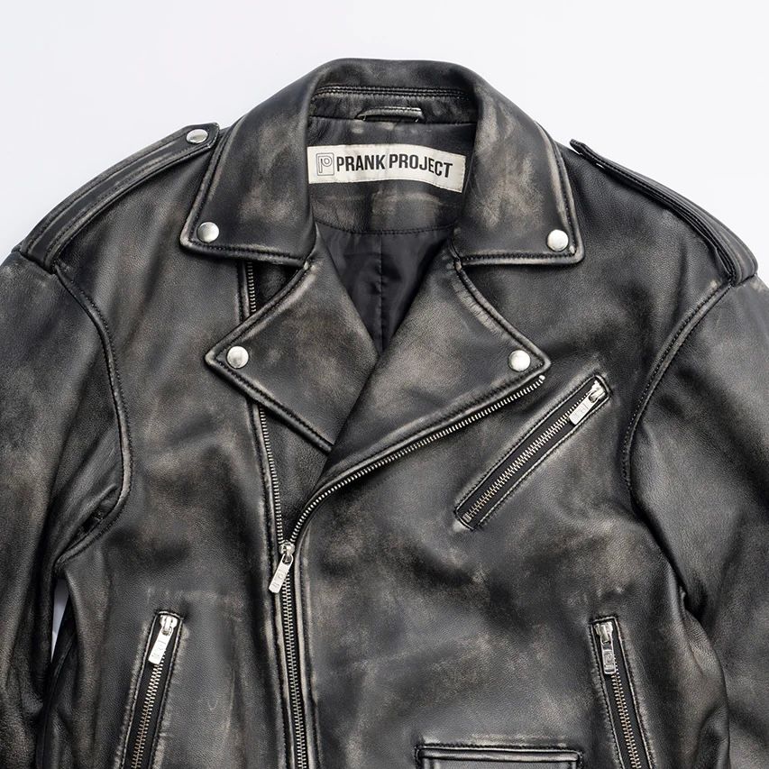 【残り一点】Rub Off Cow Leather Riders Jacket