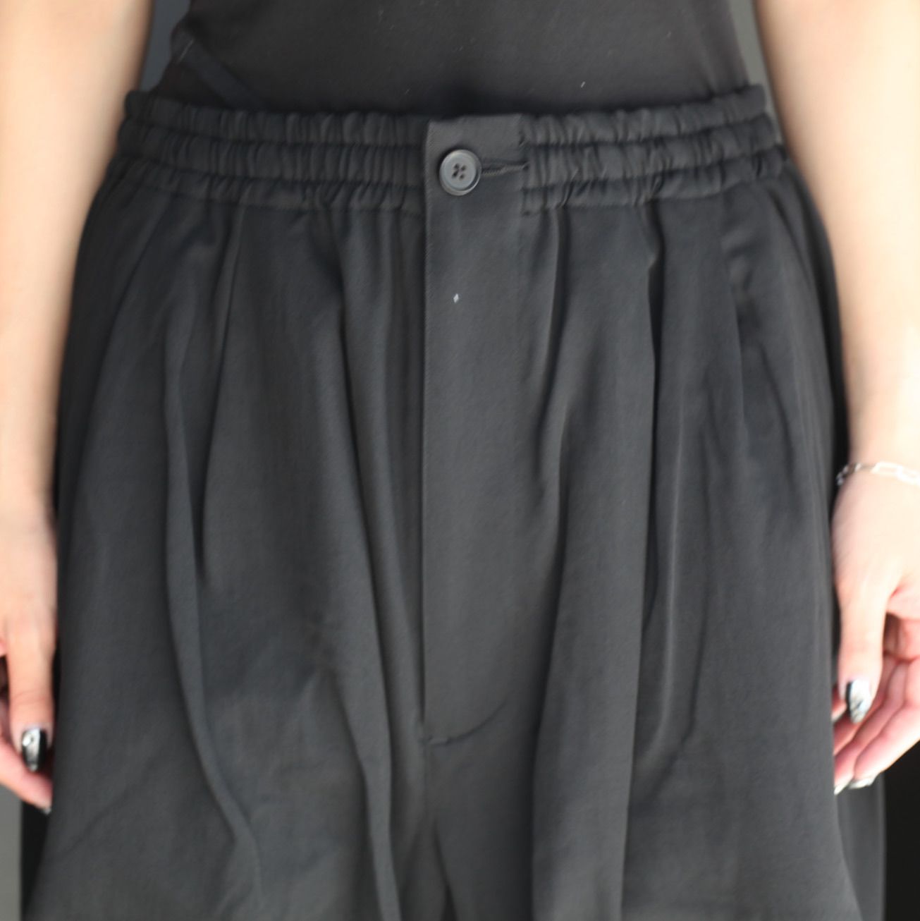 【残り一点】Wool Gabardine Wide Track Trousers