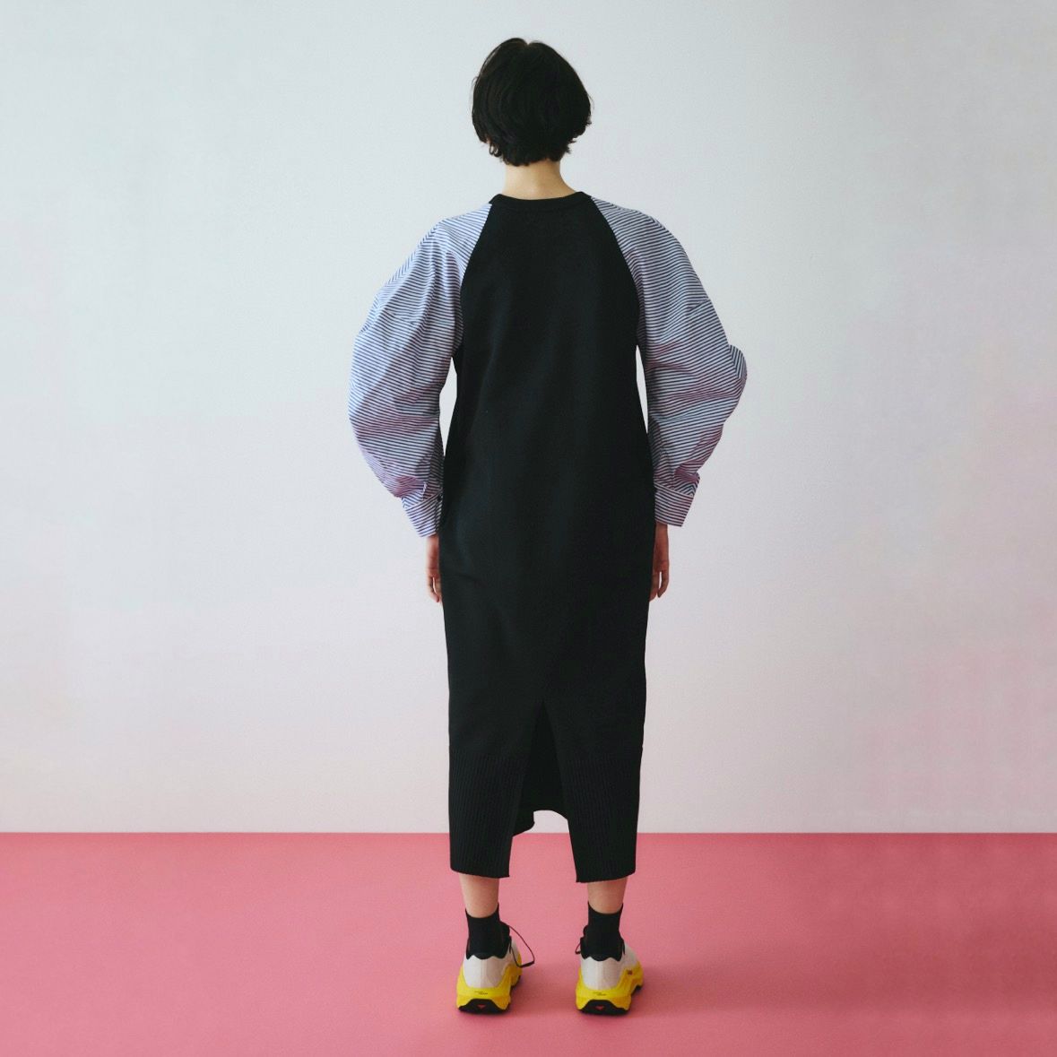 【残り一点】Volume Sleeve Knit Dress