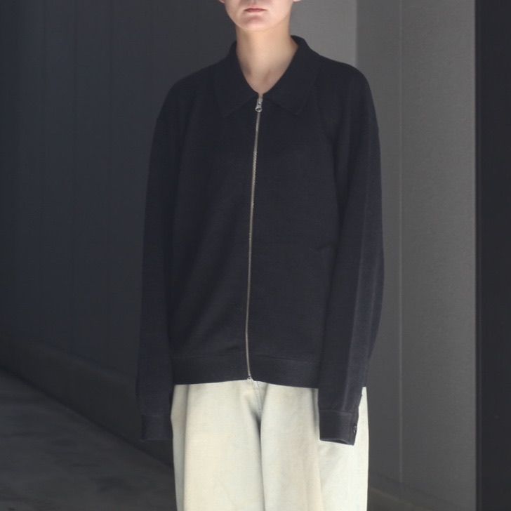 【残り一点】Co/Wo Moss Stitch Zip Blouson