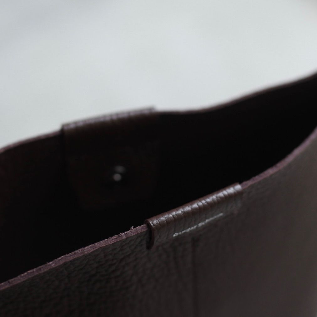 【再販売通知受付可能】Piano Shoulder Small(DARK BROWN)