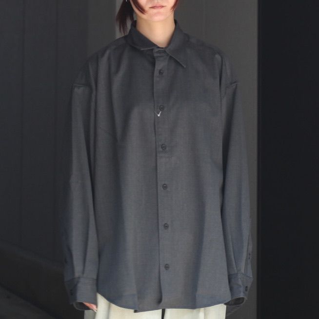 【残り一点】Wool Poly Standard Shirt