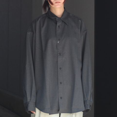【残り一点】Wool Poly Standard Shirt