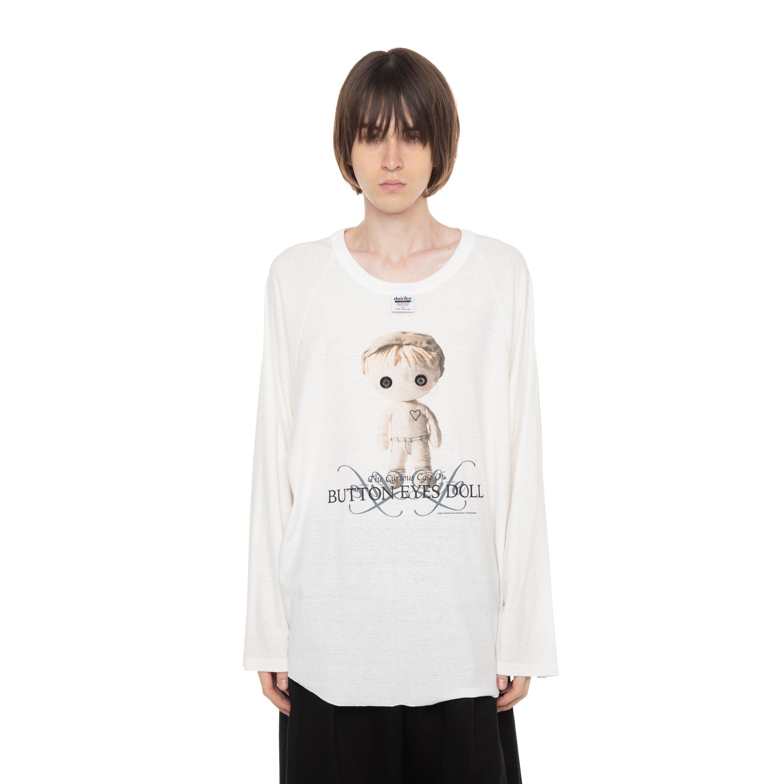 【残り一点】"Button Eye Doll" Raglan Tag Tour Tee