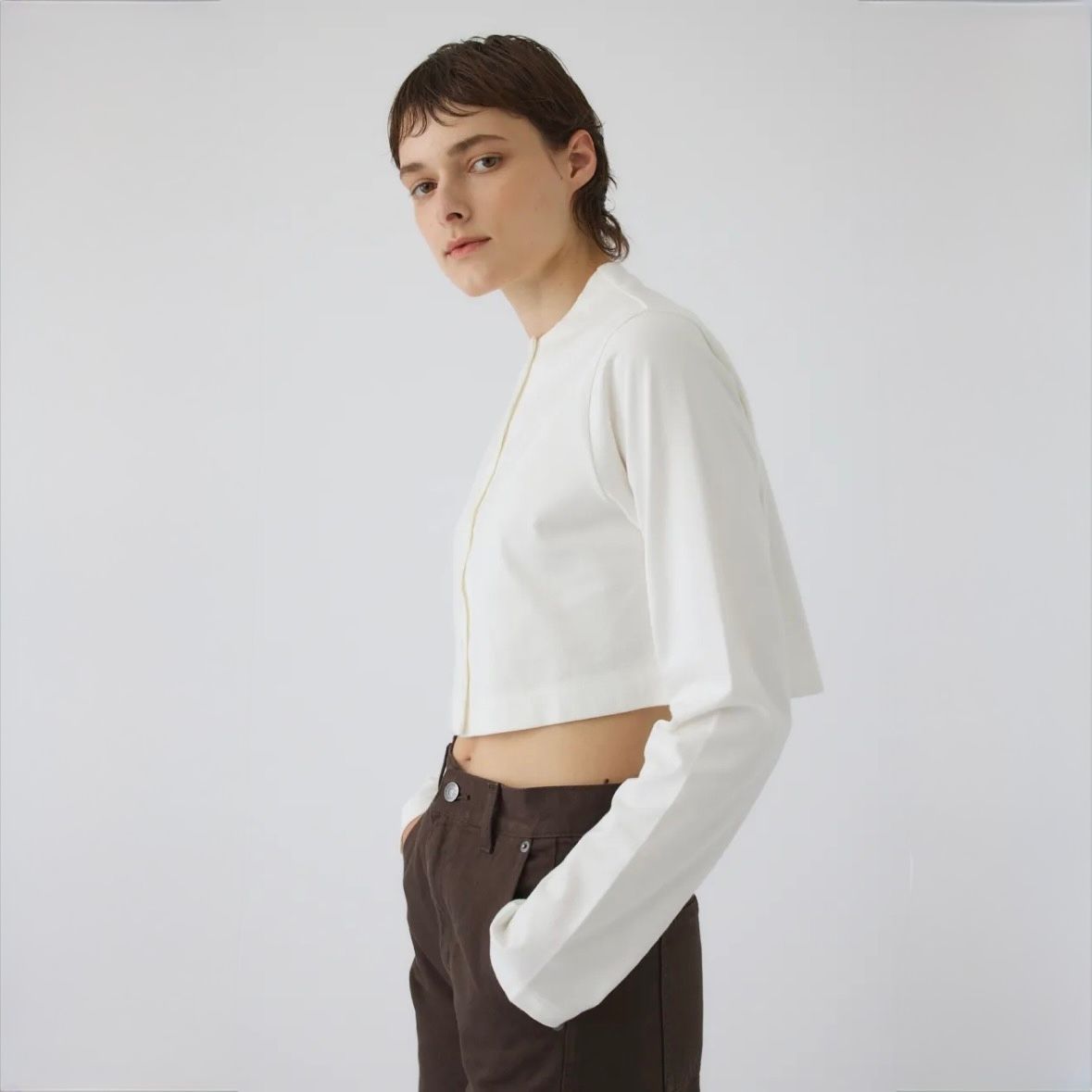 【残り一点】Neck Darts Cut Long T/SH