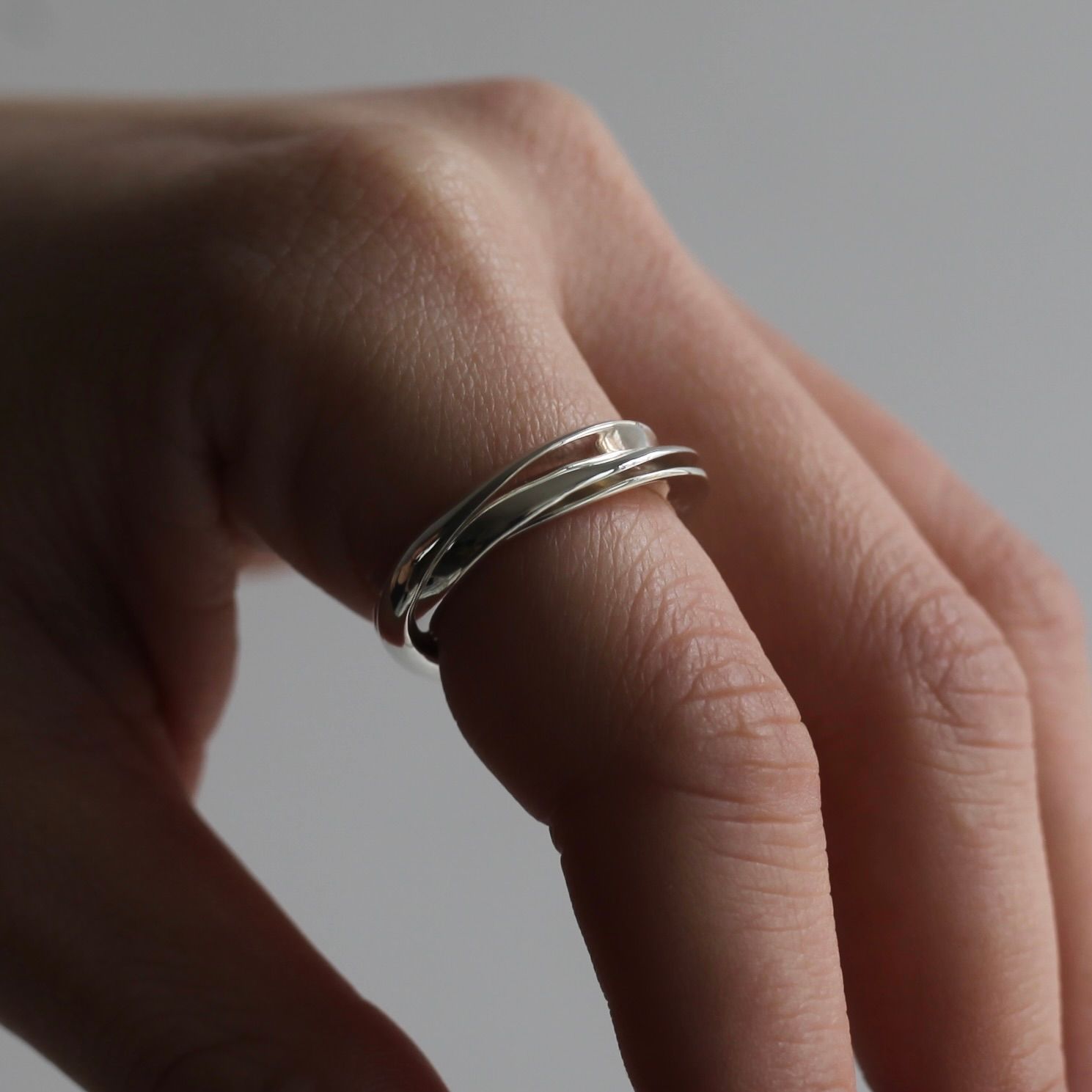 【残り一点】Oval Gimmel Ring