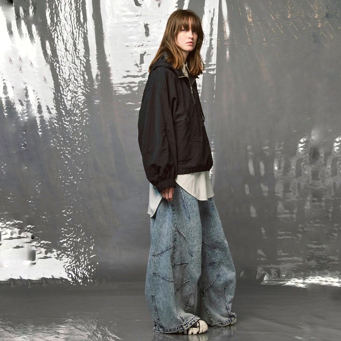 【残り一点】Prime-Wide Denim Balloon Pants