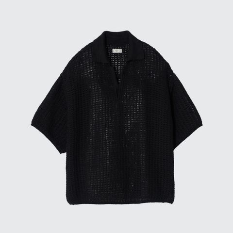 【残り一点】Mesh Knit Skipper Polo Shirt
