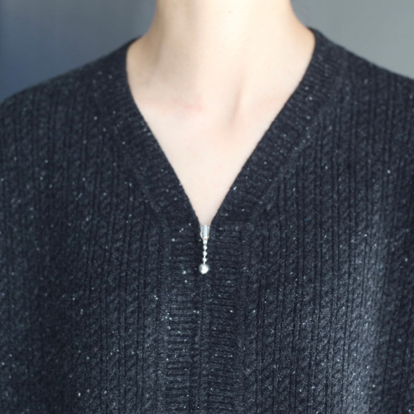 【残り一点】Nep V Zip-up Cardigan
