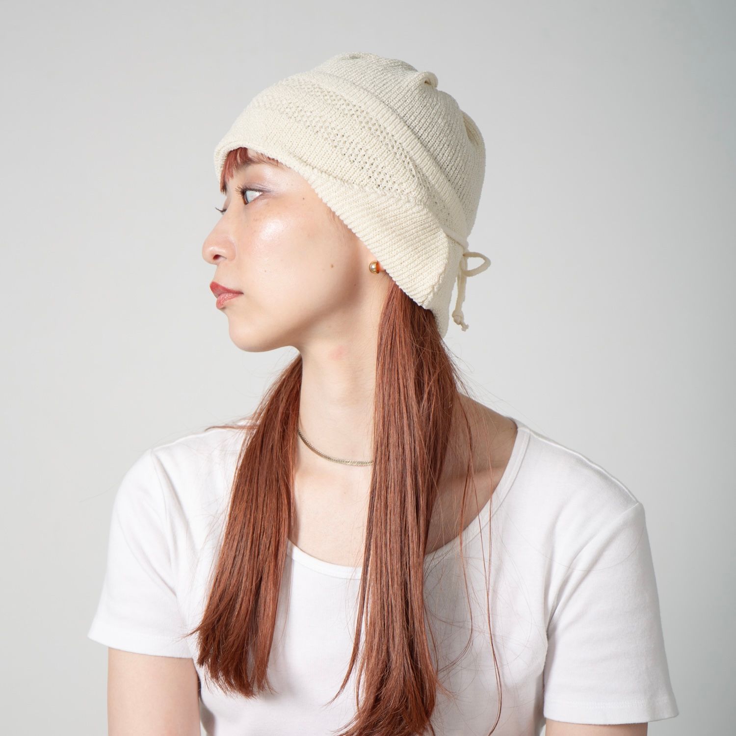 【残り一点】Summer Ear Knit Cap
