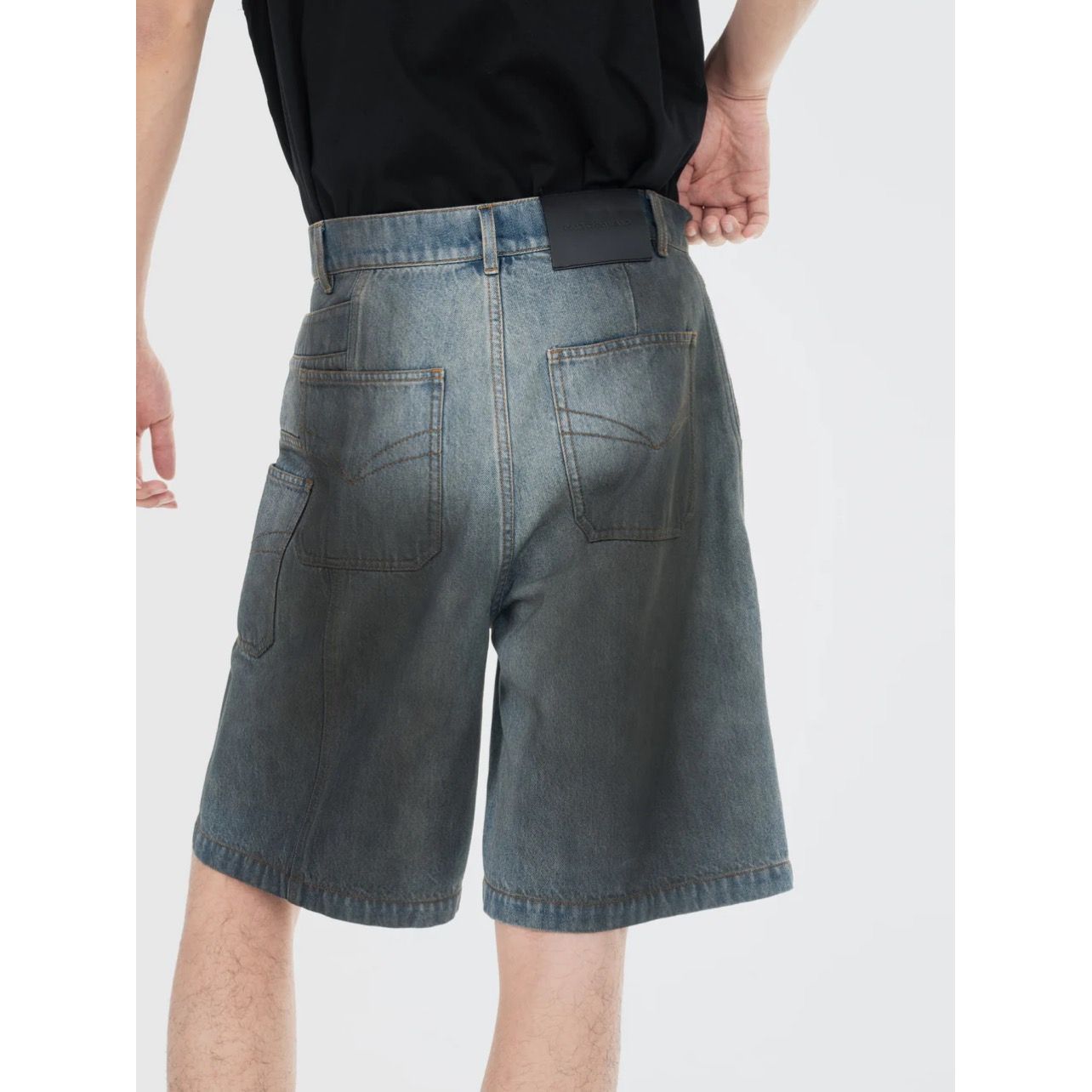 【残り一点】Gradient Indigo Denim Shorts