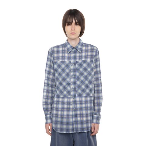 【残り一点】"Cotton Check" W-PKT Dress LS Shirt