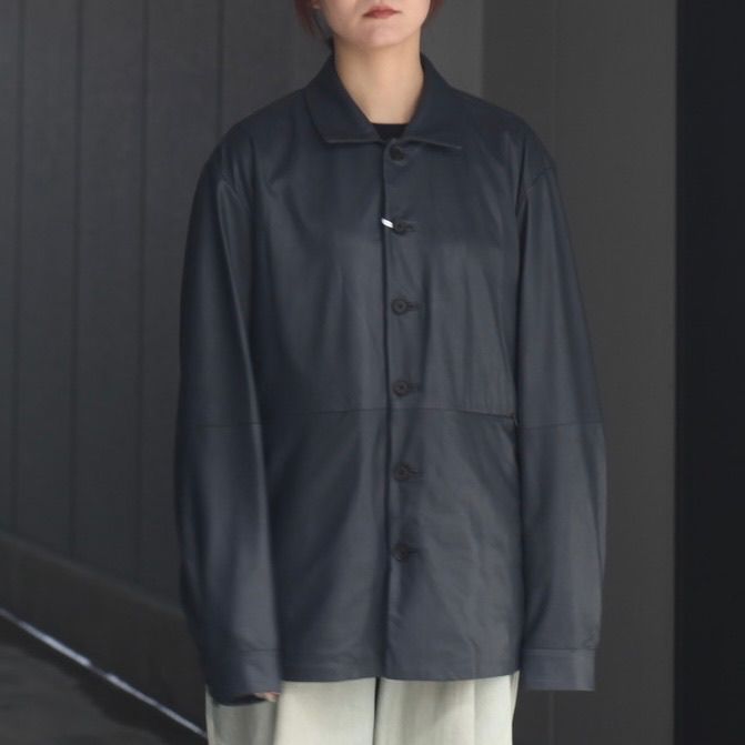 【残り一点】Leather Shirt Jacket