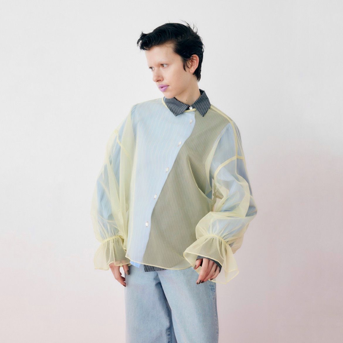 【残り一点】Tulle Blouse