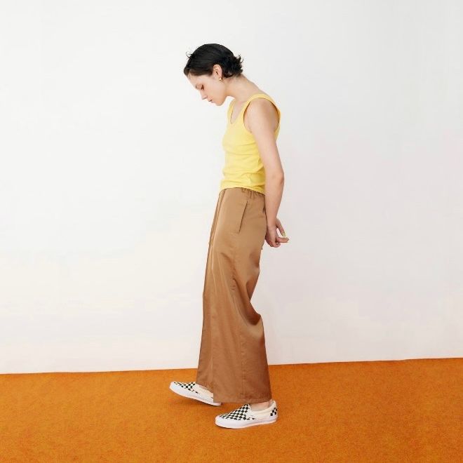 【残り一点】Center Press Satin Pants