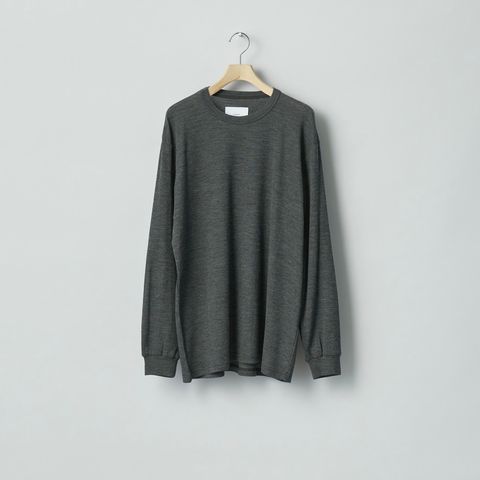 【残り一点】Fine Wool Oversized Long Sleeve Tee