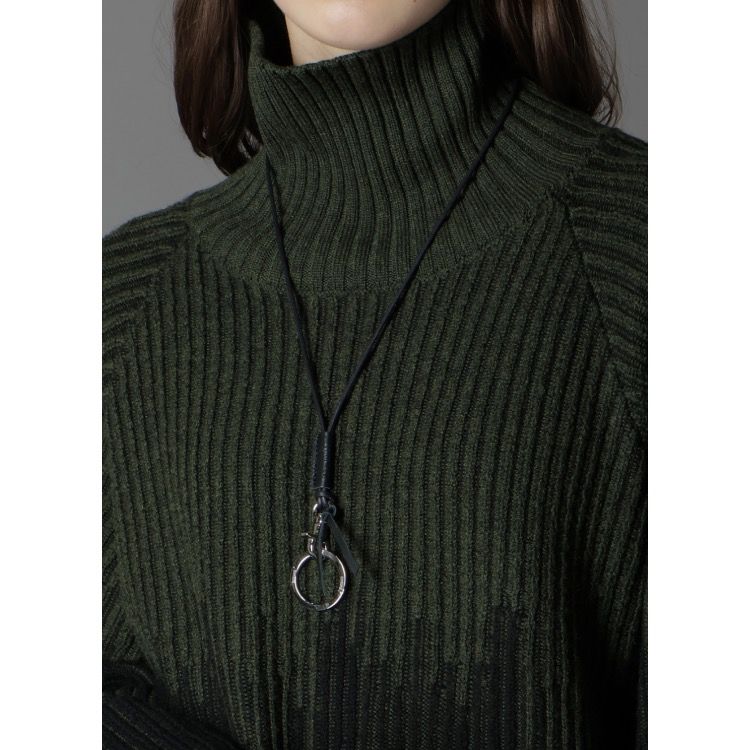 【残り一点】Glass Holder Necklace(BLACK)