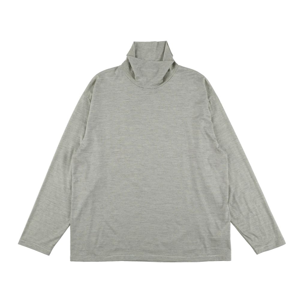 【残り一点】36G Wool Stripe Turtle Neck