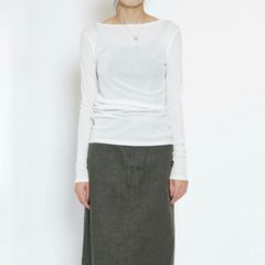 【残り一点】Sheer Teleco Boat Neck Top L/S