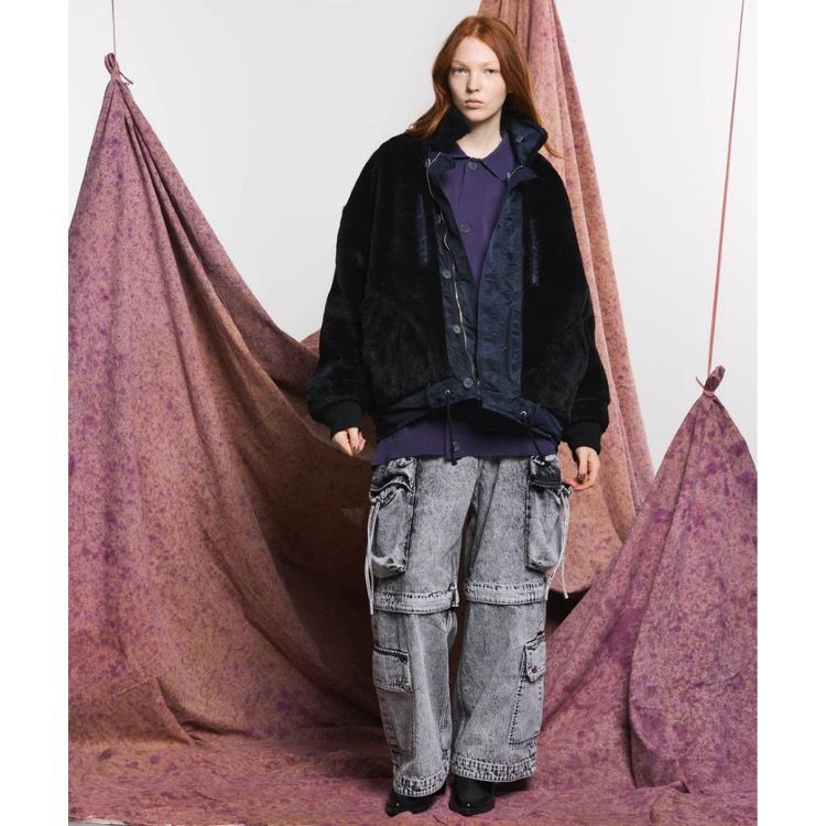 【残り一点】Big Pocket 2way Baggy Denim Cargo Pants