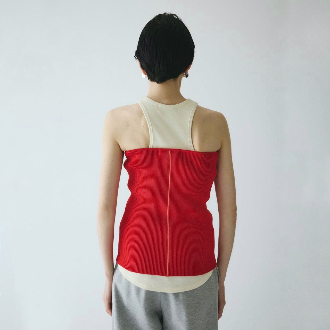 【残り一点】Front Button Knit Bustier