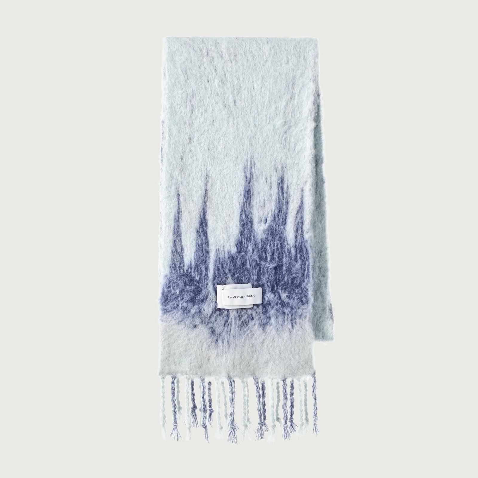 【残り一点】Gradient Jacquard Knit Scraf