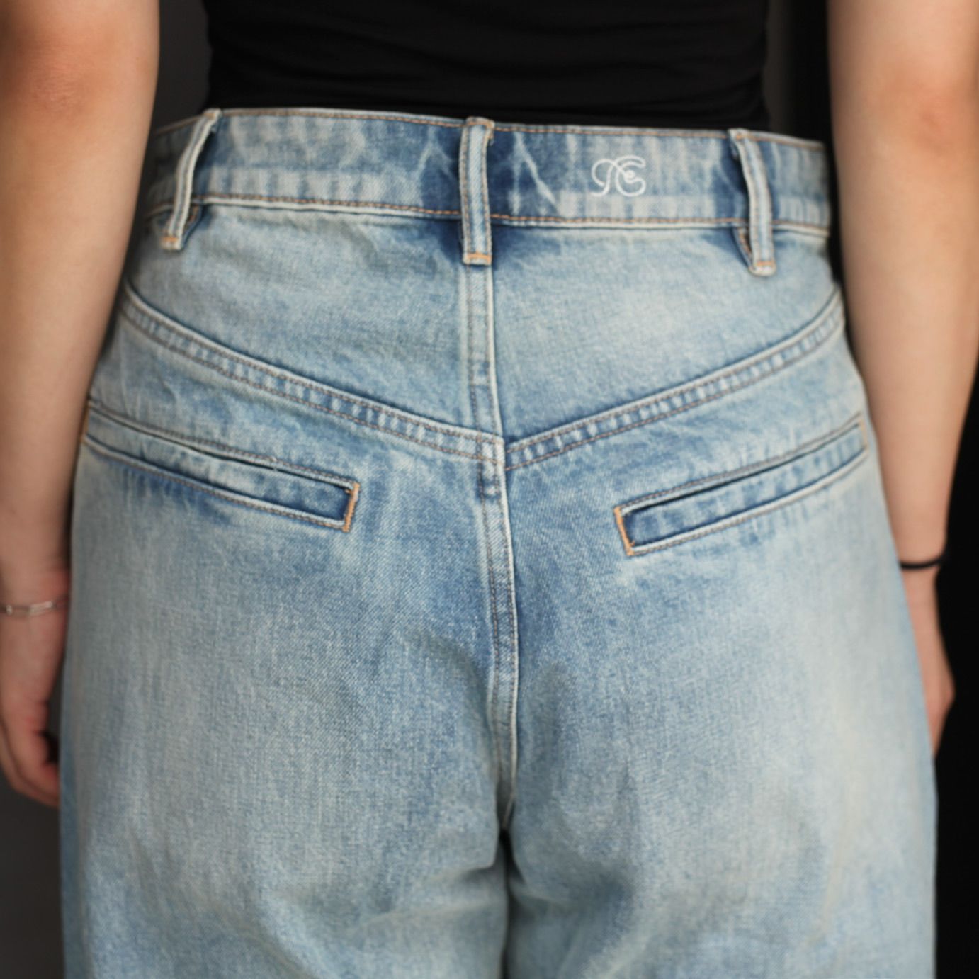 Fax Copy Express * - 【残り一点】Low Rise Loose Fit Jeans