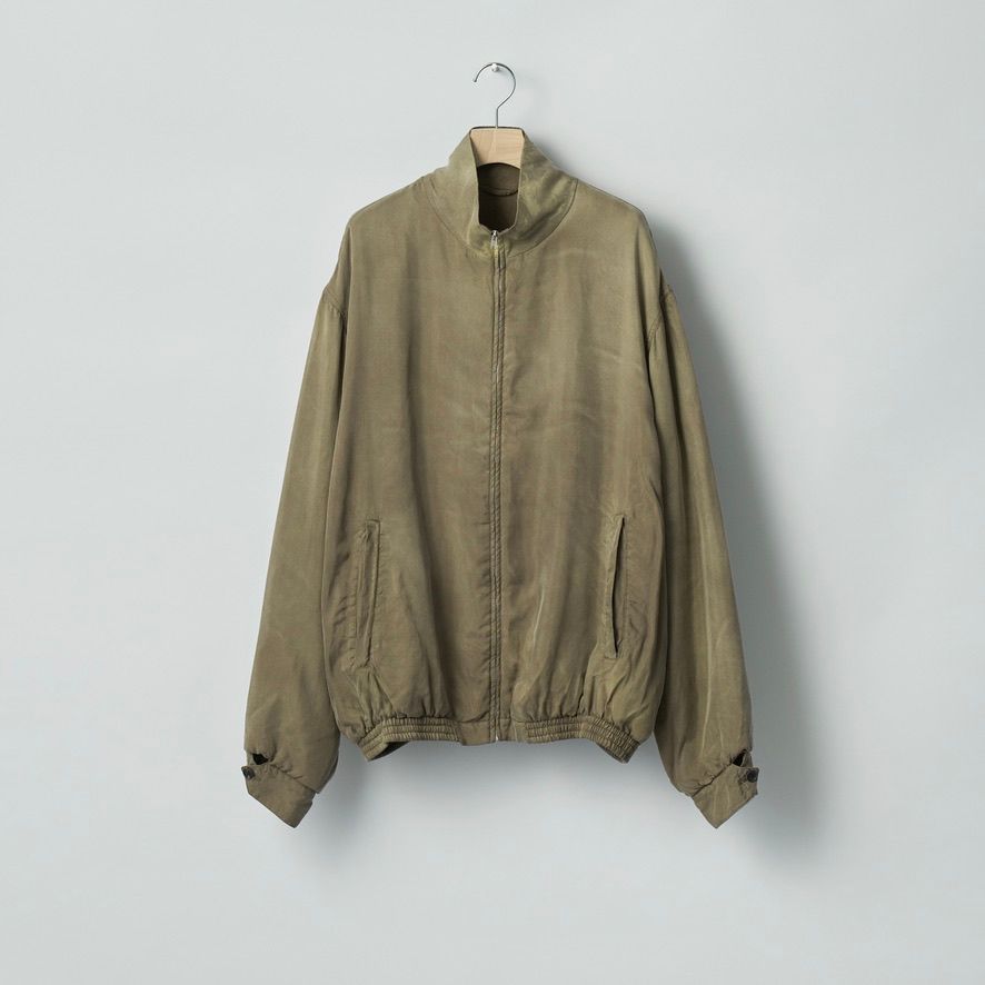 【残りわずか】Cupro Fibril Vintage Zip Jacket