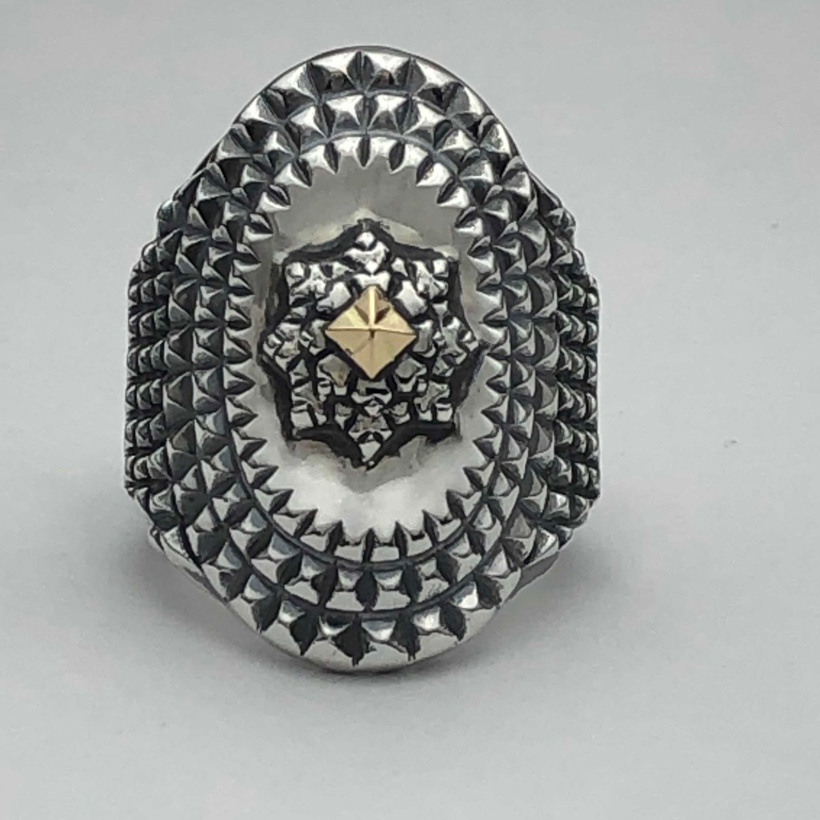 【お取り寄せ注文可能】Floating Flower Ring(SILVER×GOLD)