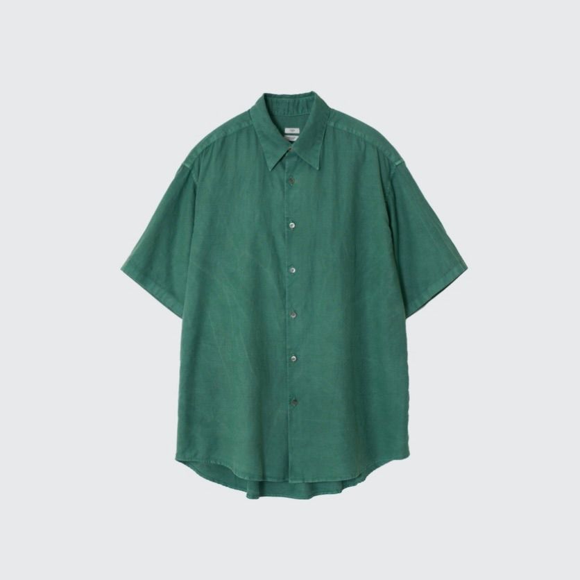 【残り一点】Cotton Silk Garment-Dyed Loosed Shirt