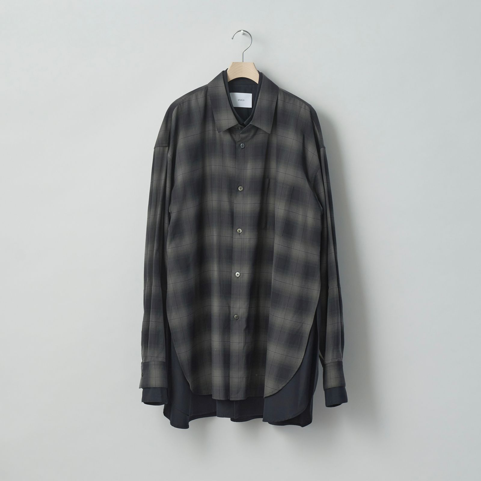 stein - 【残りわずか】Oversized Layered Shirt(DARK NAVY) | ACRMTSM