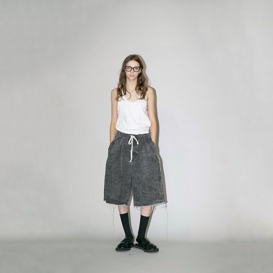 【残り一点】ピグメントプリントデニムショーツ