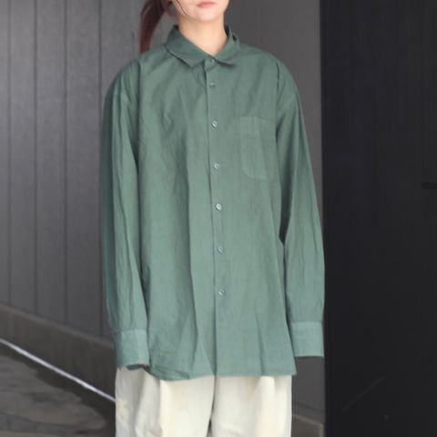【残り一点】Regular Collar Shirt(MAX HIGH COUNT TYPEWRITER)