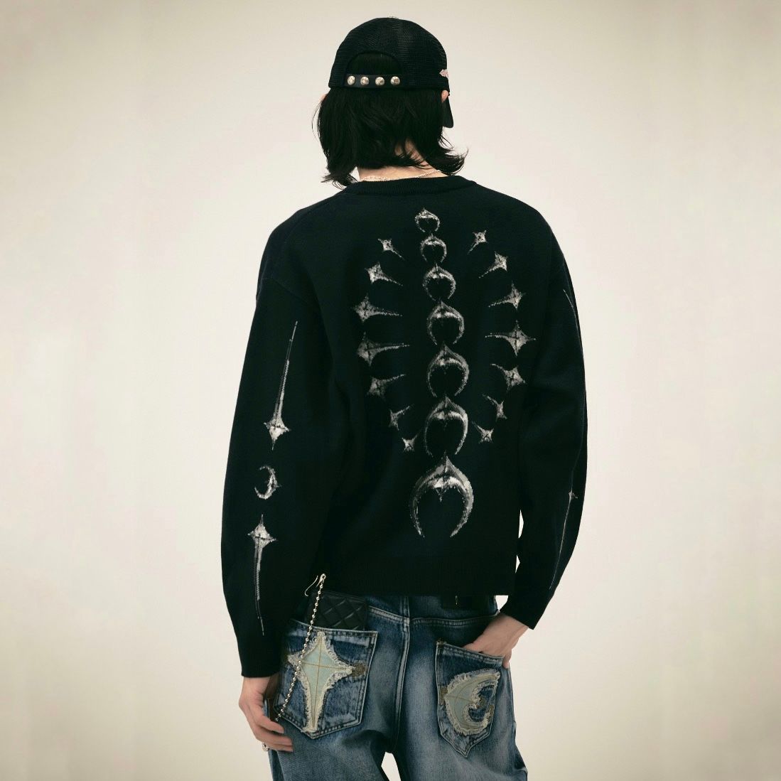【残り一点】TC Bone Knit Cardigan