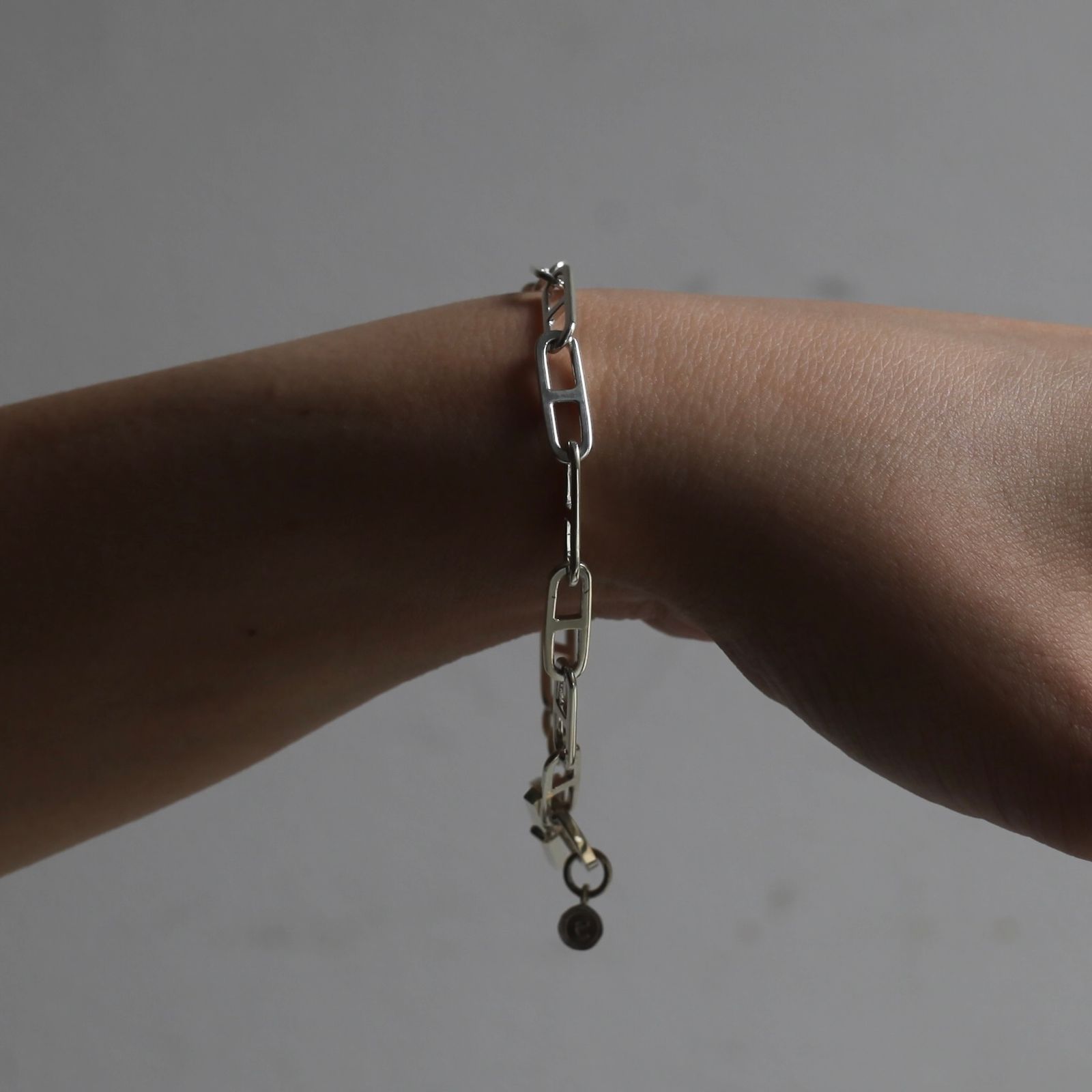 【残り一点】Flat Anchor Chain T-BAR Bracelet SMALL(7mm)