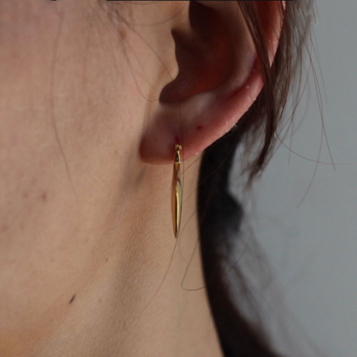【残り一点】YU-KIN Dia Shape Earrings(両耳用）