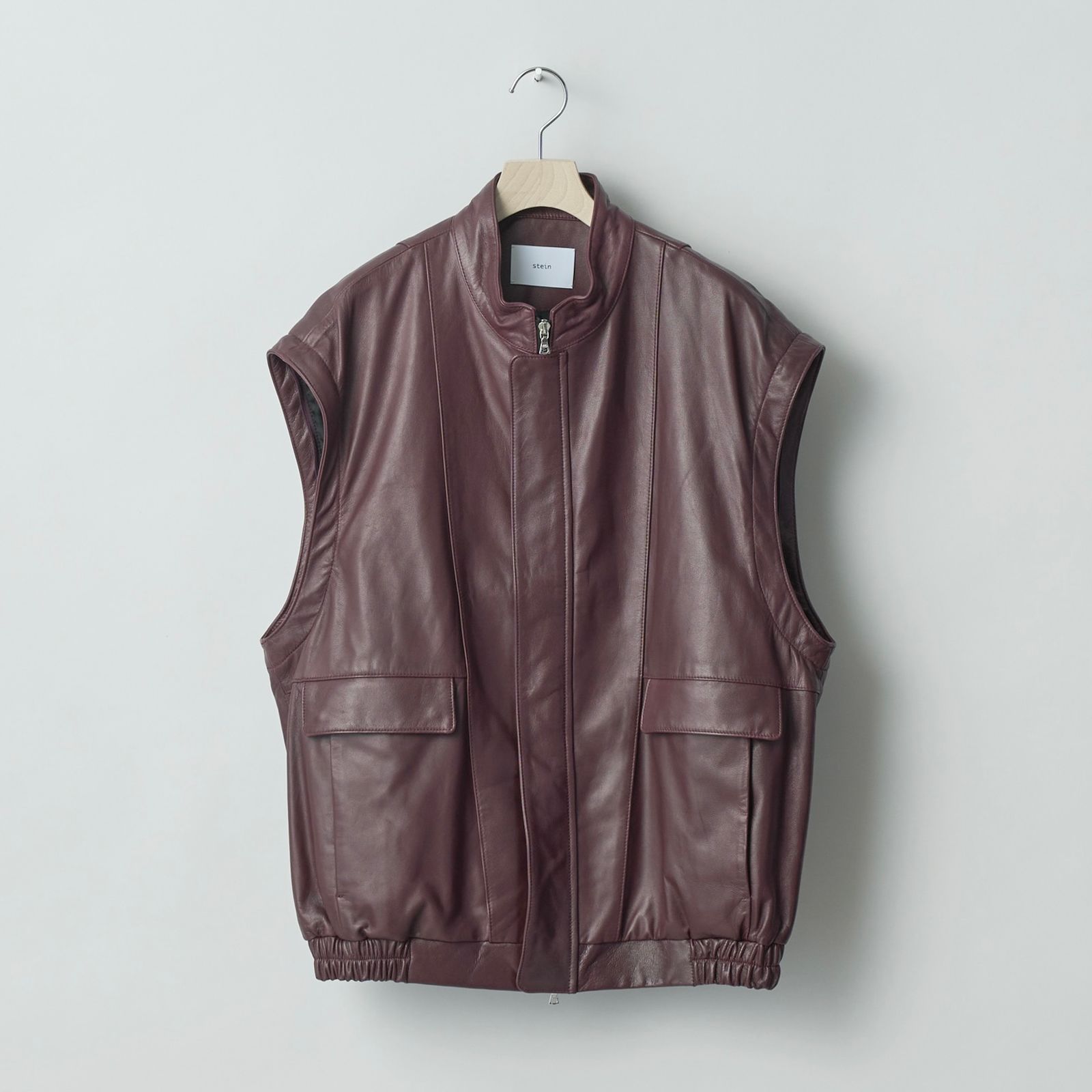 stein - 【残り一点】Detachable Sleeves Leather Blouson | ACRMTSM