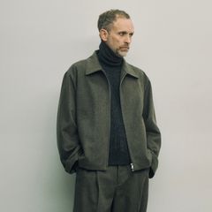 【残り一点】Wool Doeskin Zip Short Jacket