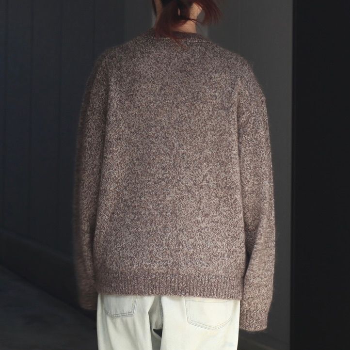 【残り一点】Wool Alpaca Mohair Crewneck Sweater